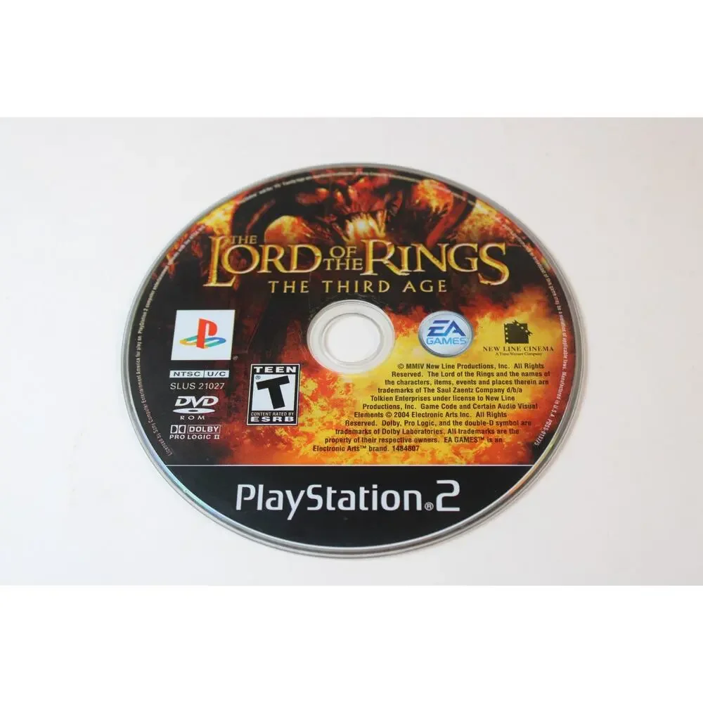 Lord of the Rings: The Third Age (Sony PlayStation 2, PS2) Game Disc only